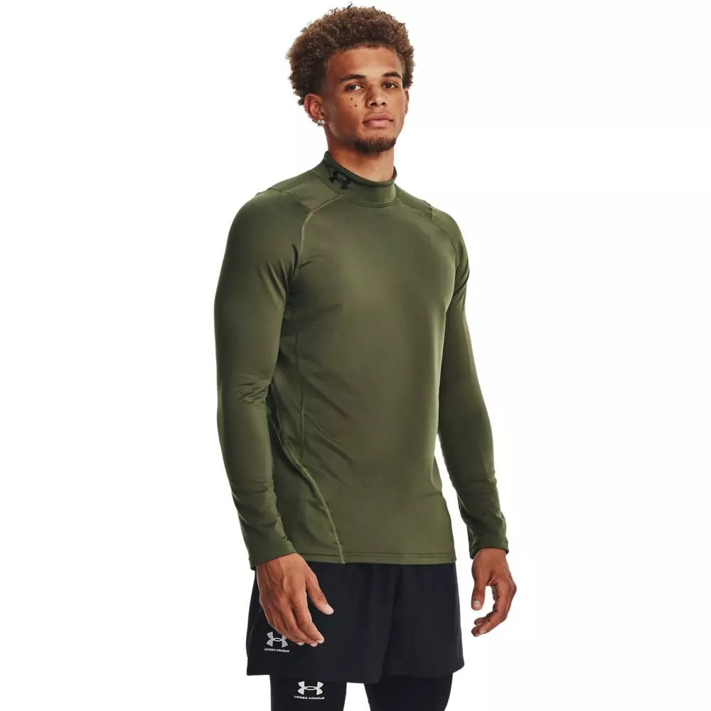 Under armour men's coldgear fitted hooded long sleeve shirt hot sale